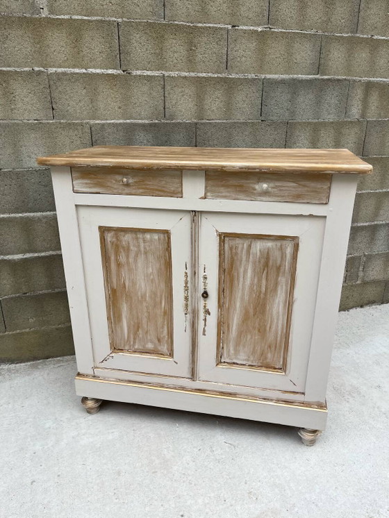 Buffet parigino patinato – Armadi contenitori, Wood, Vintage (photo 7 of 21)