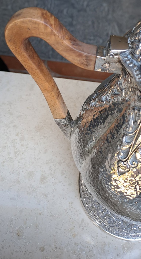Image 1 of Cafetera/moca antigua Djokja de plata (sello 900).🫖
