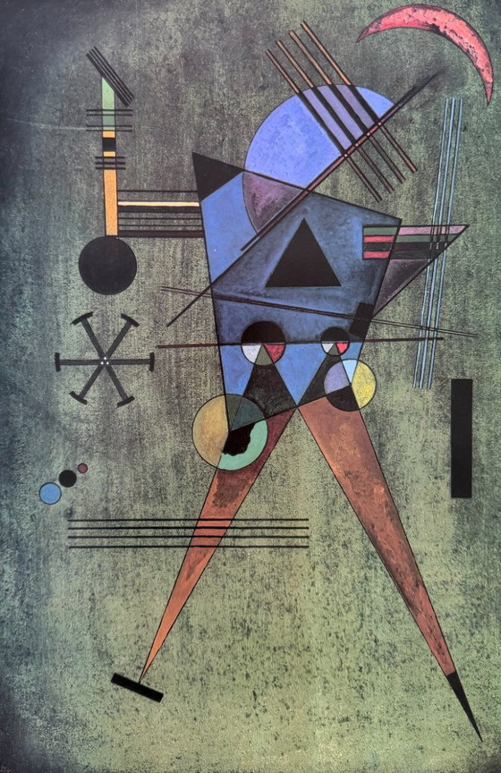 Image 1 of Vassily Kandinsky (1866-1944), Zwarte driehoek, 1925, copyright Vassily Kandinsky c/o Beeldrecht Amsterdam....Printed in Holland