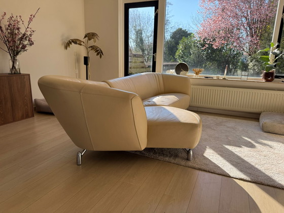 Divano Leolux, Pulpilla con chaise longue in pelle Senso – Divani 3 posti (photo 2 of 5)