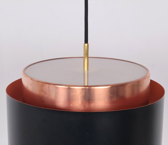 Image 1 of Lampada a sospensione in rame Saturn di Fog e Morup, 1960