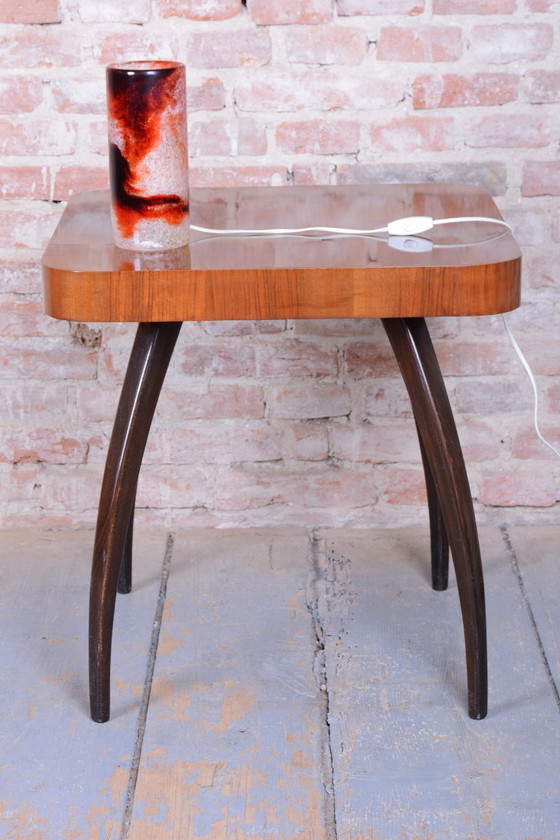 Lampada da tavolo Mid-Century originale, vetro marmorizzato, condizioni perfette, ceca, anni '60 (foto 6 di 7)