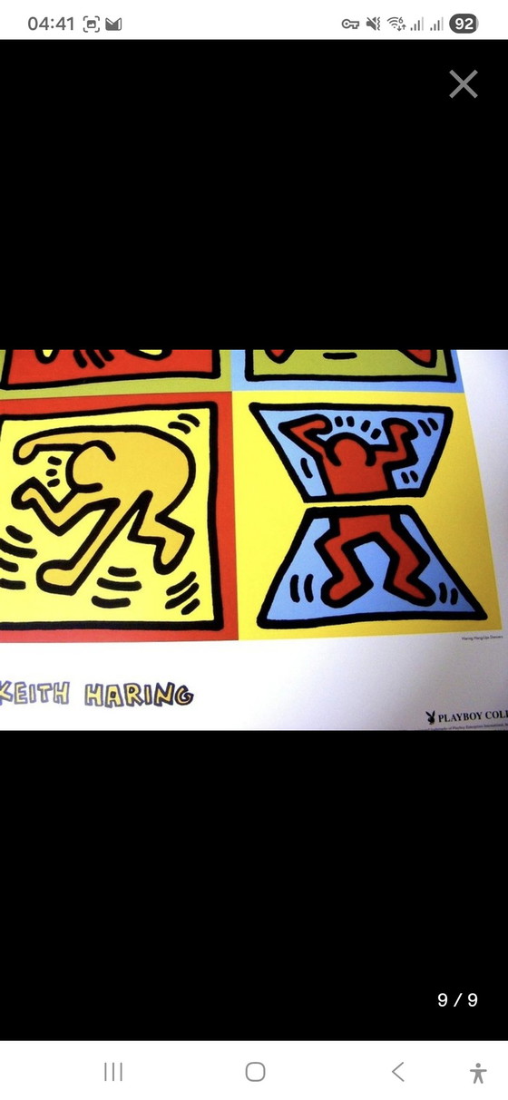 Image 1 of Keith Haring - Six dancing People - 1990
