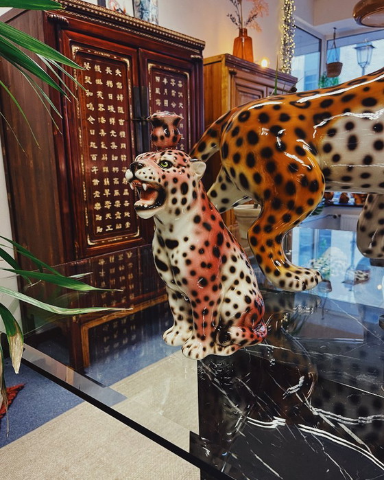 Portavelas de leopardo rosa – Ceramiche Boxer, Objetos decorativos, Ceramic (photo 6 of 6)