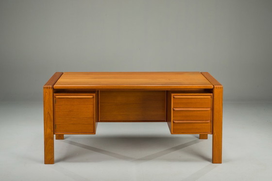 Image 1 of  Freistehender Teakholz-Schreibtisch von Gv Møbler, Mid-Century, 1960er Jahre