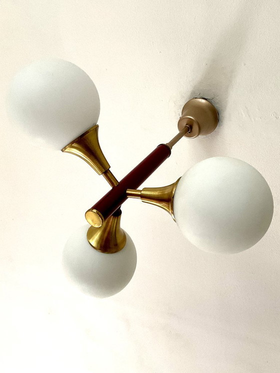 Image 1 of Kaiser Leuchten - ca. 1950/60 - Lampada a sospensione - Germania