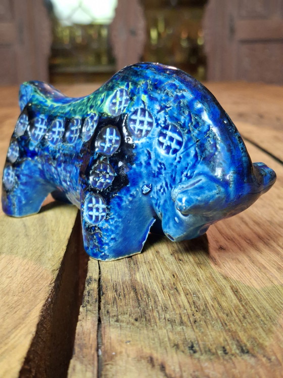 Image 1 of Bitossi Aldo Londi Rimini Blue Stier