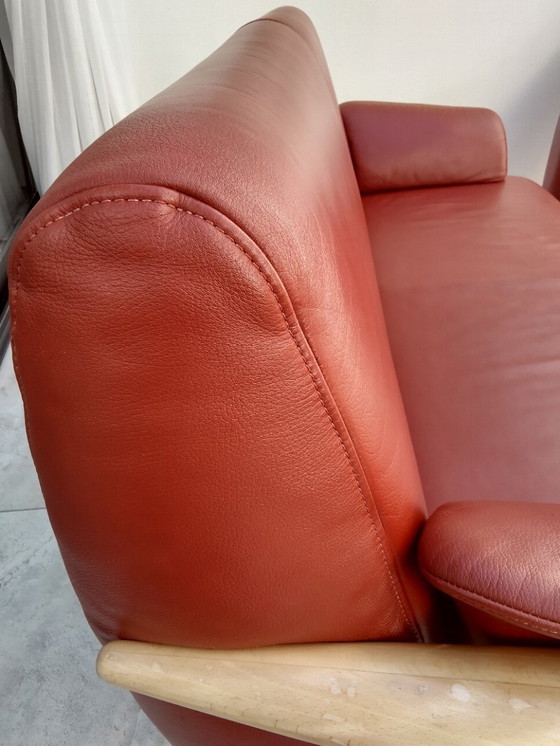 Image 1 of Sitting Vision De Toekomst Bank + Fauteuil rood