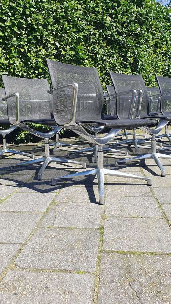 Image 1 of 6x UNA design office chair ICF mesh black netweave