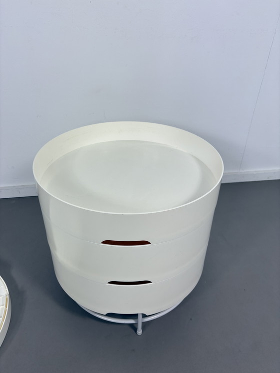 Image 1 of Vintage IKEA white modular table designed by T.Richardson, C.Brill, A.Williams.