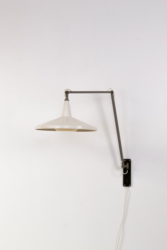 Lámpara de pared 'Panamá' - Wim Rietveld para Gispen – Apliques, Metal, Polyester (photo 2 of 17)