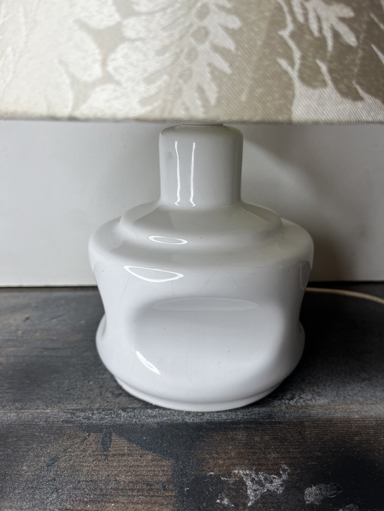Image 1 of Vintage mid-century Porcelaines de Bruxelles table lamp