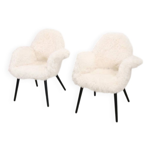 2 sillas Vitra Organic de Charles Eames y Eero Saarinen – fauteuils, Wood, Design