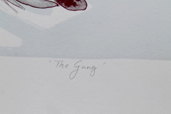 Image 1 of Nick Andrews, litografia 'The Gang' 43/125 - anno 2010