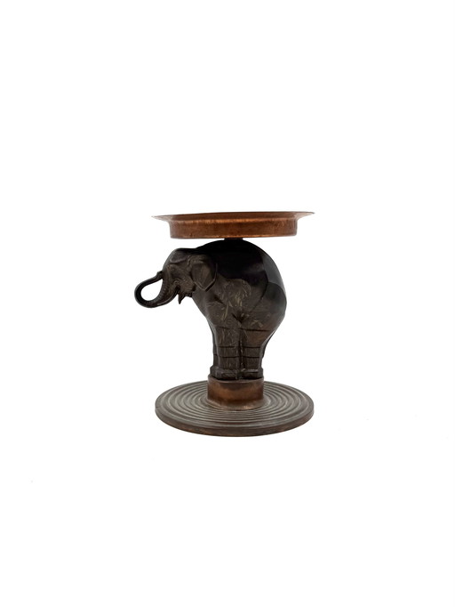 Art Deco Elephant Coupe Vide Poche, France 1930s