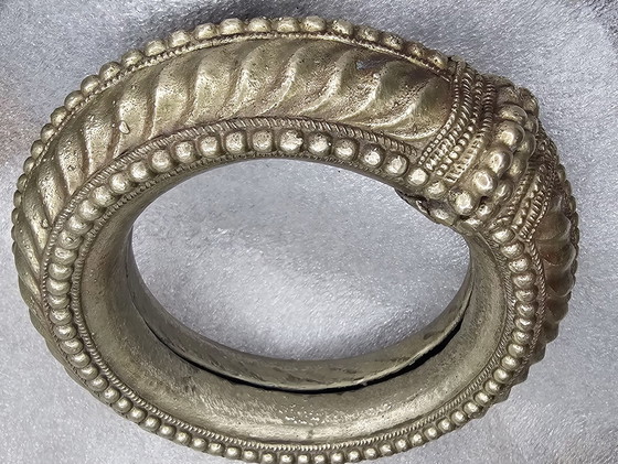 Image 1 of Antique Omani Silver Anklet (Najal) – 545 Grams –