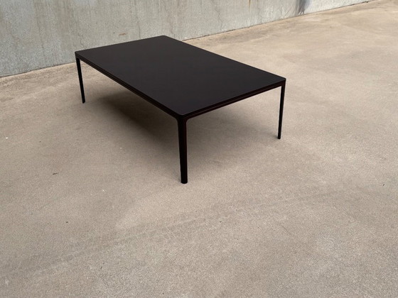 Image 1 of VITRA coffee table designed by JASPER MORRISON 120X70 from the PLATE series, color chocolate