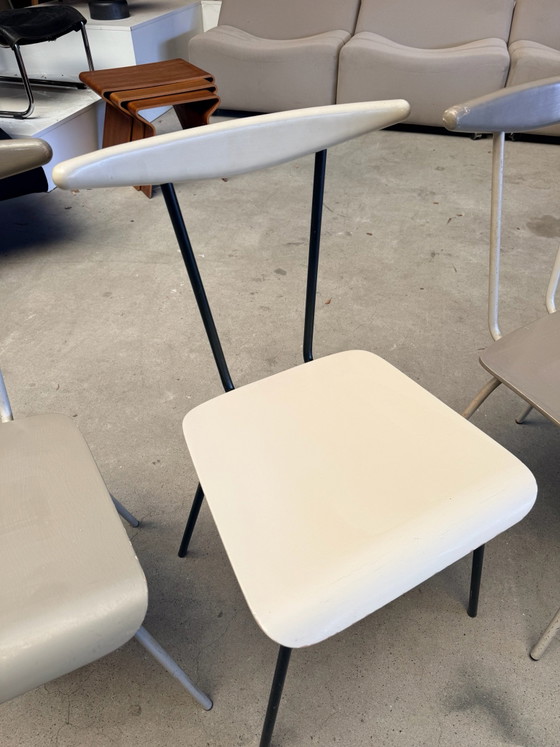 Auping Dressboy chair, Wim Rietveld (stock: 3), Chairs and lounge chairs, Metal, Wood, Black (photo 3 of 15)