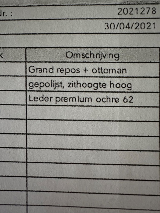 Image 1 of Vitra Grand Repos + Ottoman