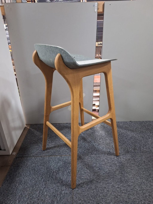 1x tabouret de bar Planq Rebel, vert