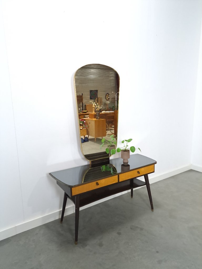 vintage gold dressing table Gold Ornate Arched Triple Dressing Table Mirror 80cm x 56cm vanity make up