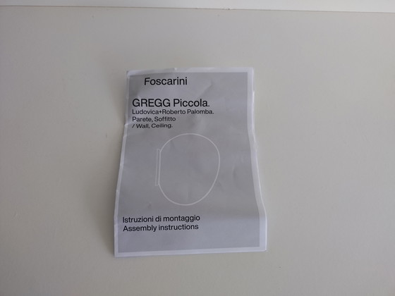 Image 1 of Foscarini Wall Lights Gregg Piccola - New