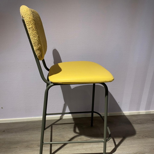 Set di 4 sgabelli da bar Moore – Bert Plantagie, barkrukken, Textile, Lambskin (photo 2 of 4)