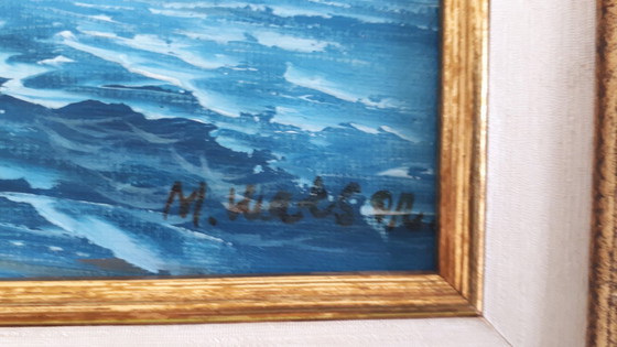 Image 1 of M.WILSON - Lighthouse - Artist's painting