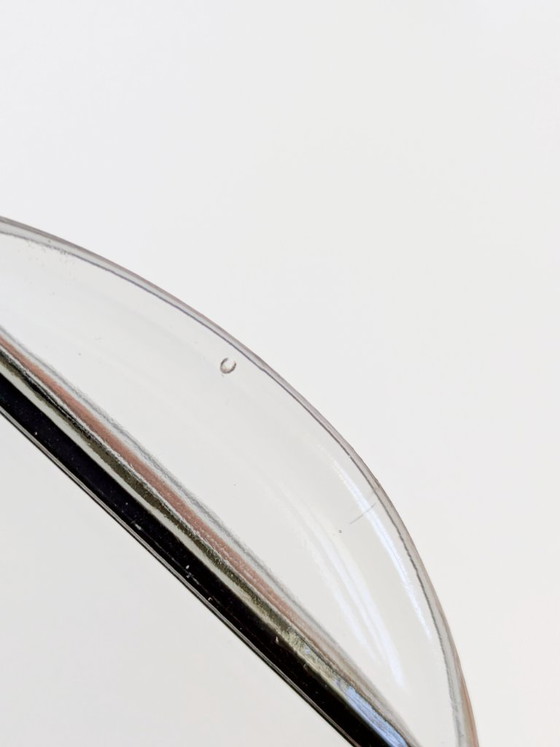 Image 1 of Danish Teak Serving Set, 3 Smoked Glass Bowls Original Spoon and Fork, Midcentury Kabaret Tray