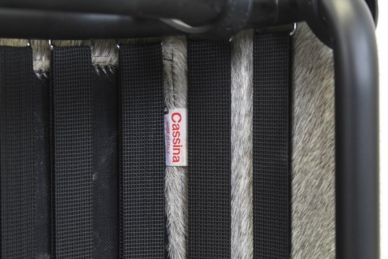 Image 1 of Lc4 Le Corbusier, Cassina, Charlotte Perriand lederen stoelstoelen