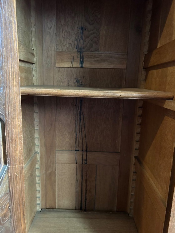 Image 1 of Vecchia libreria/vetrina degli anni '30 con ante in vetro