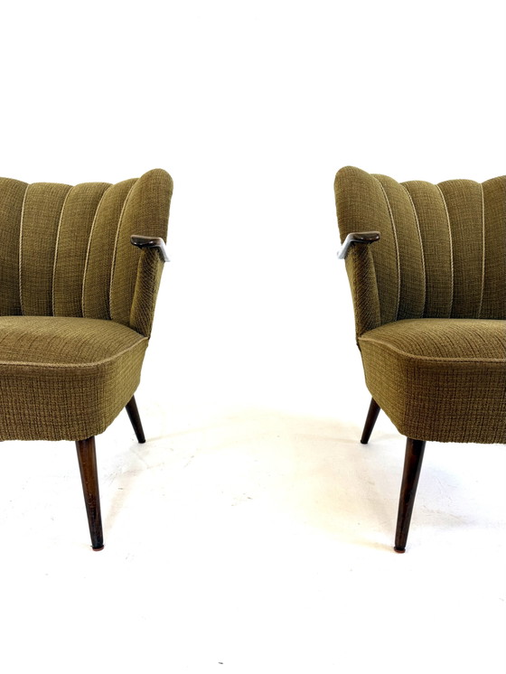 Image 1 of Set van 2 vintage cocktail fauteuils ‘60