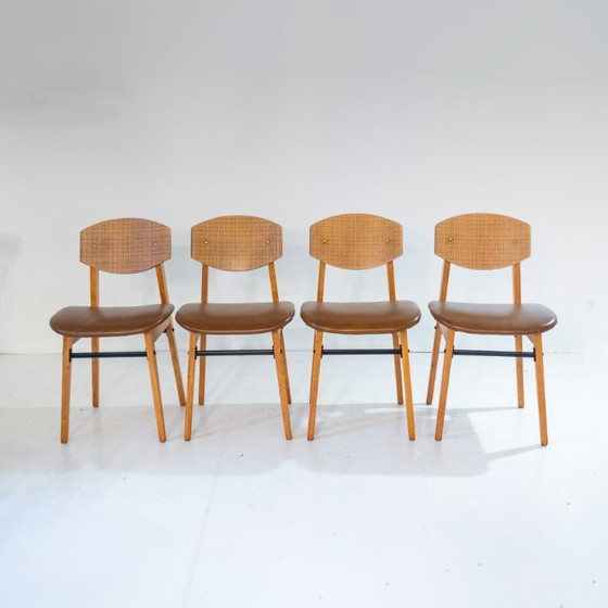 Image 1 of 1x Mid- Century Modern Dining Chairs in Scandinavian Style