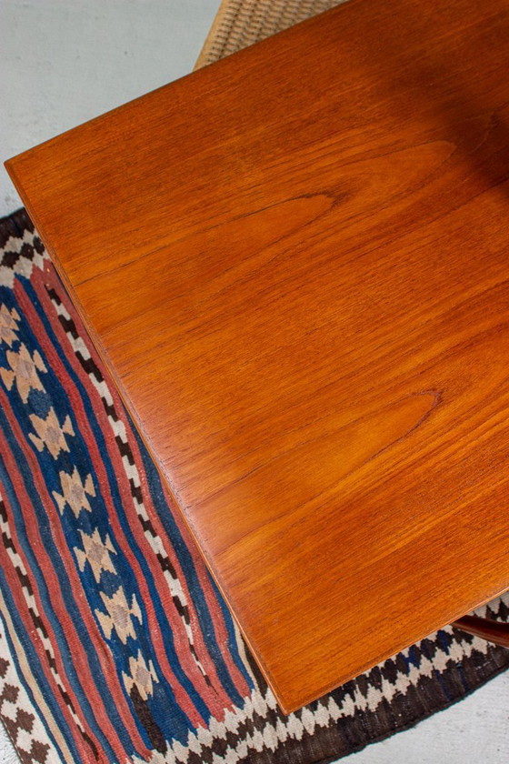 Image 1 of Vintage teak extendable dining table, Danish Mid Century 1960s