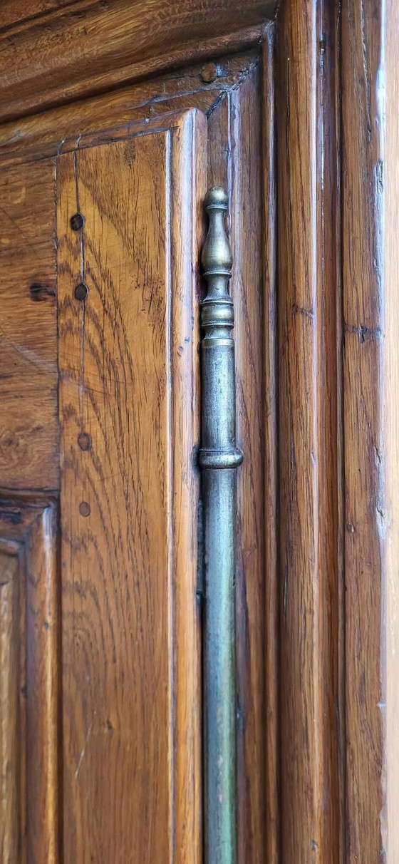 Armadio Louis XIII in rovere, bonnetière, XVIII secolo. – Wood (photo 6 of 8)