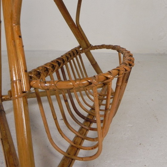 Image 1 of Standing bamboo lamp, 1950s