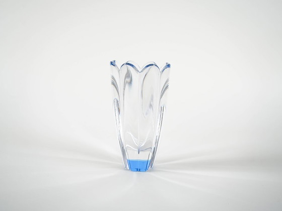 Image 1 of Mayflower glass vase, Swedish design, 1960s, designer: Jan Johansson, manufacturer: Orrefors
