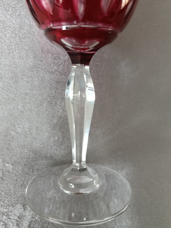Bicchieri in cristallo di Boemia cut-to-clear – Boheems, Bicchieri e caraffe (photo 8 of 8)