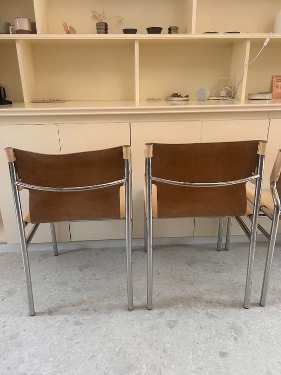 Image 1 of Chrome chairs