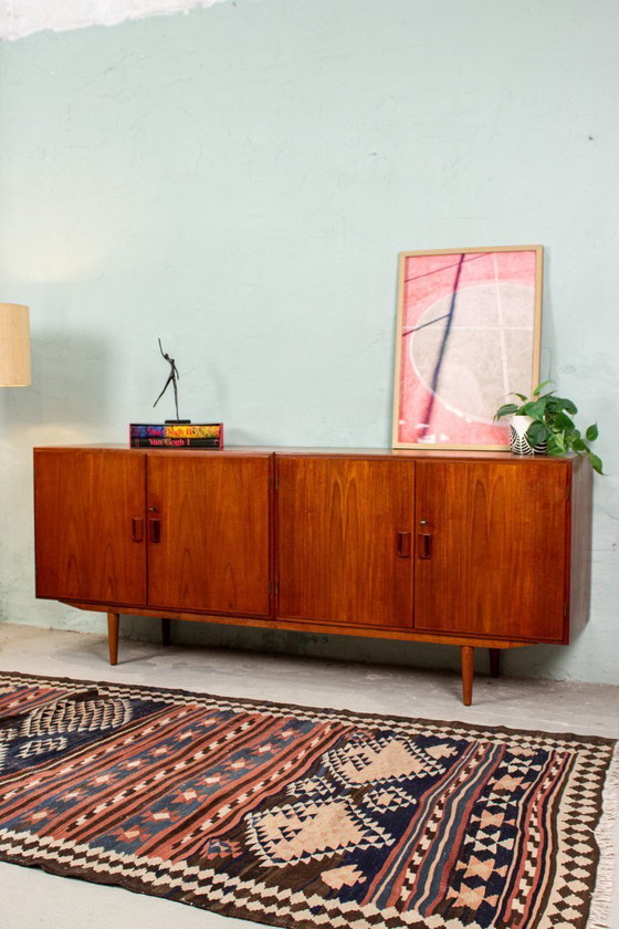 Image 1 of Vintage teakhouten dressoir ladekast Borge Mogensen Soborg