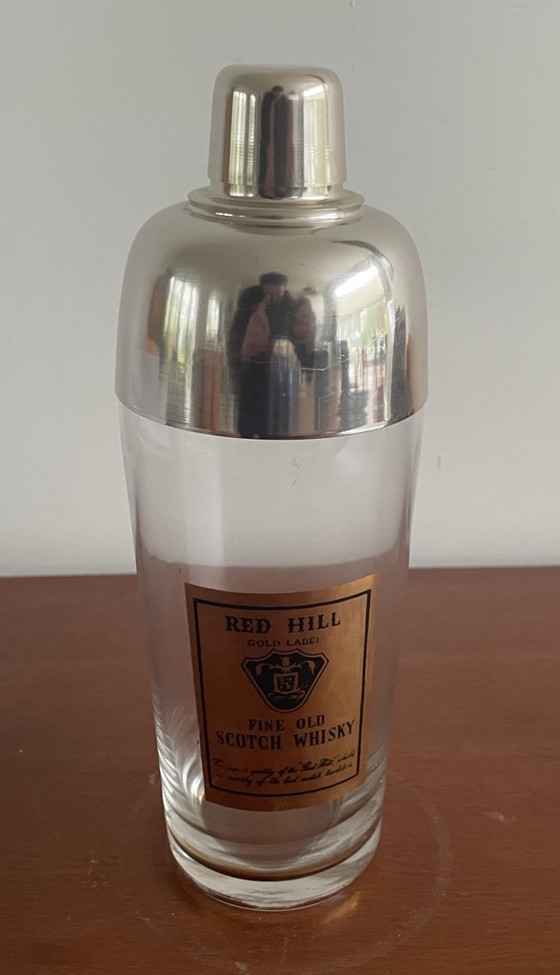 Image 1 of Red Hill Fine Old Scotch Whiskey - Shaker per cocktail vintage