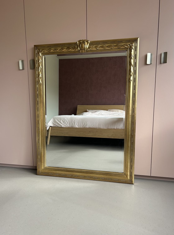 Espejo grande Art Déco de DeKnudt, 122 x 92 cm. – Wood, Gold (photo 8 of 11)