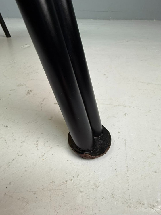 Image 1 of Fauteuil lounge trépied en fibre de verre jaune Ed Merat, France, 1956