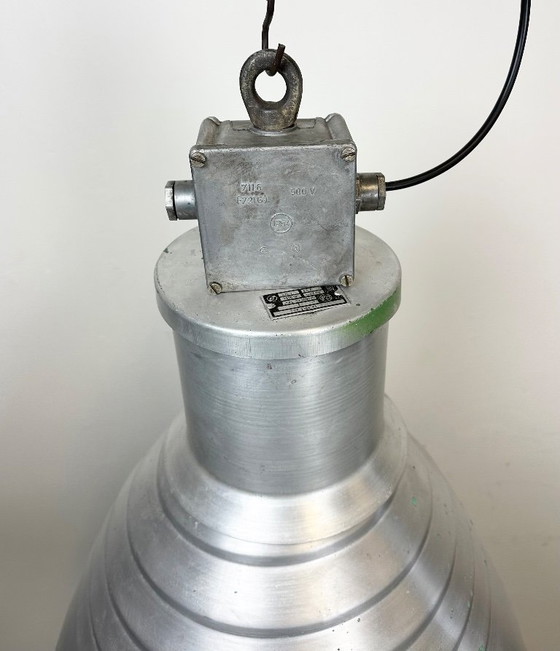 Image 1 of Grande lampada a sospensione industriale in alluminio di Elektrosvit, anni '60