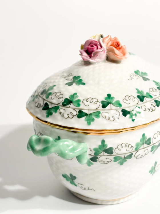 Scatola in Porcellana Herend Motivo Prezzemolo, Anni '50 – Stoviglie (photo 5 of 6)