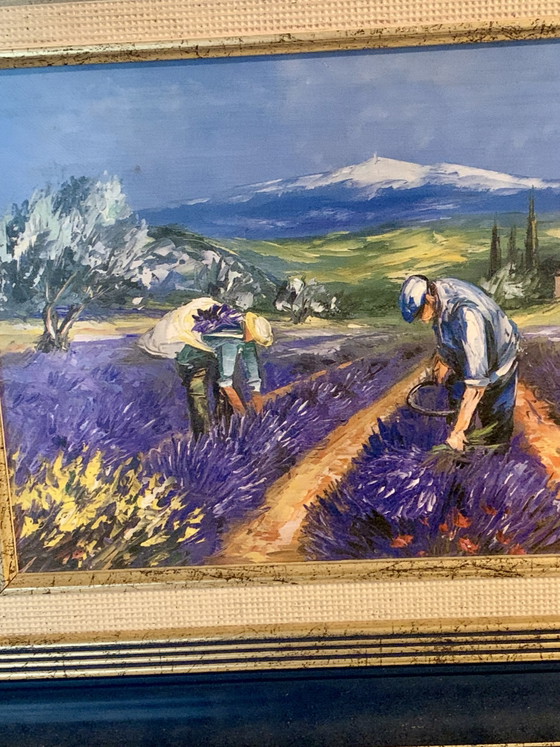 Provence - Lavender Harvest by Michel Christophe – Paintings & Drawings, Wood, Canvas (photo 8 of 14)