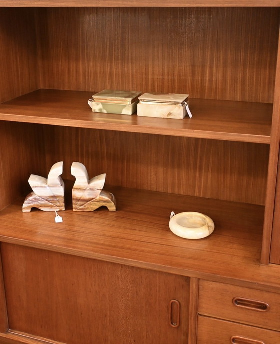 Image 1 of Teak wooden Danish Design highboard 60s/70s