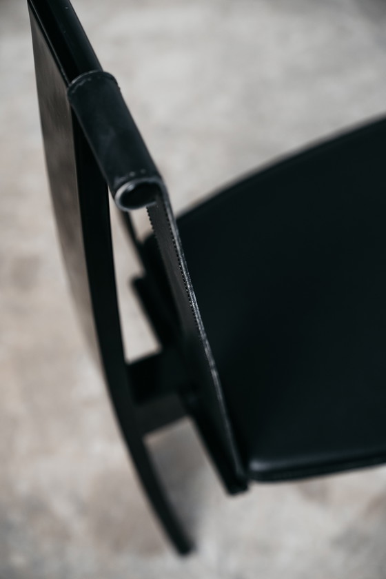 Image 1 of Set 4 Sedie Da Pranzo Postmoderne Design Anni ‘80 Modernariato