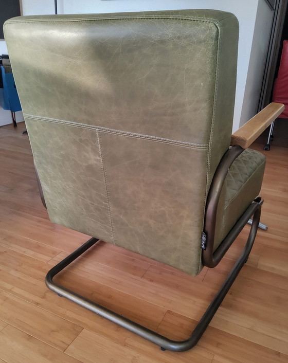 Image 1 of Ledersessel im Retro-Stil