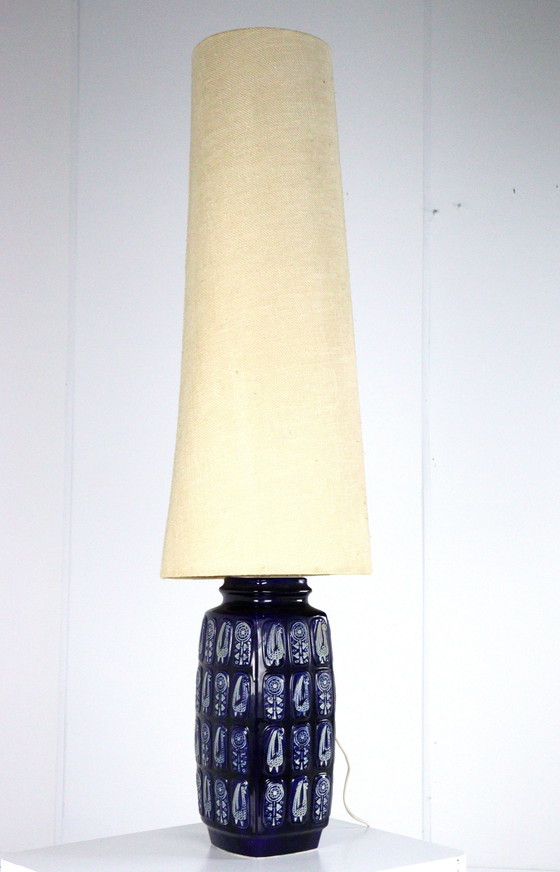 Image 1 of West Germany Ceramic Floor Lamp 942-45 Vintage